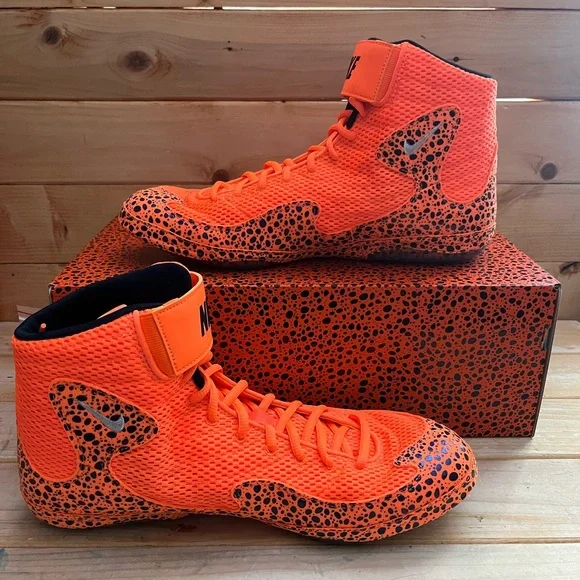 Brand New Inflict SE Olympic 'Safari' Orange Wrestling shoes FV3682-900 Men's 13 - Picture 2 of 7